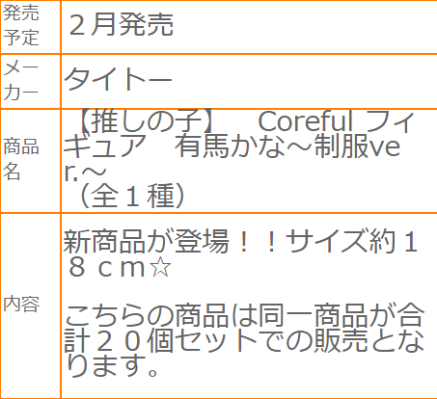 Coreful  我推的孩子 有马加奈~校服造型~