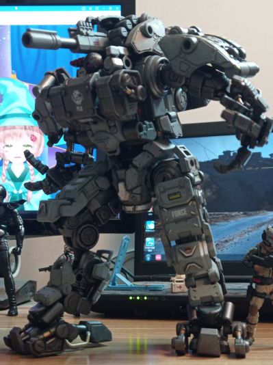 钢骨H09格斗机甲 银色守卫者