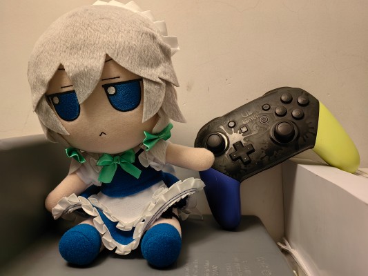 东方布偶系列 64 东方Project 十六夜咲夜 1.5版 毛绒绒咲夜