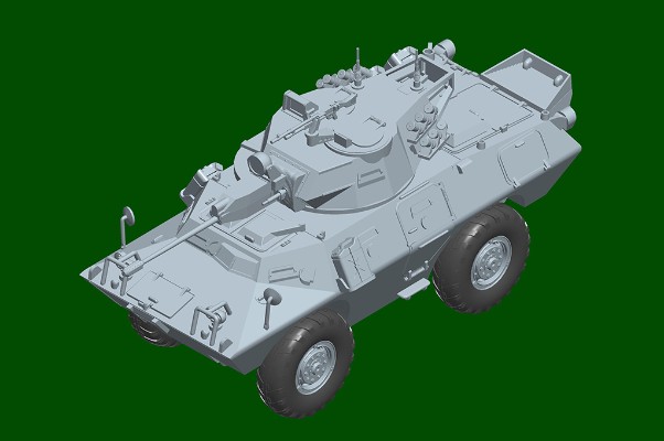 编号:07441 1/35 装甲车辆系列 美国V-150型轮式装甲车20mm炮塔型