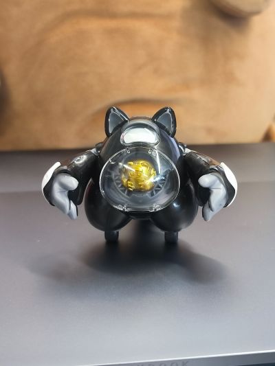 LUNCH BOX 小浣熊电车拼装模型 熊丸 黑丸