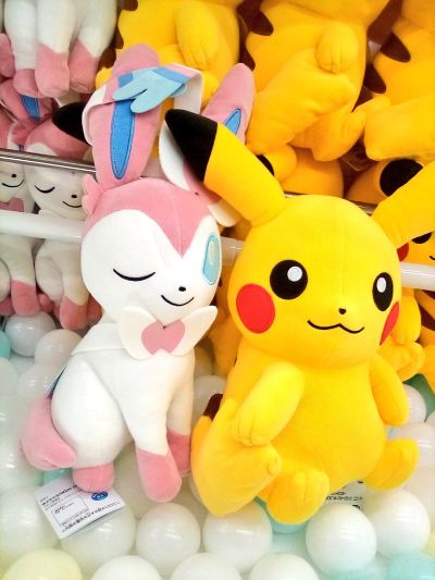 宝可梦毛绒玩偶 休闲时光 皮卡丘 仙子伊布