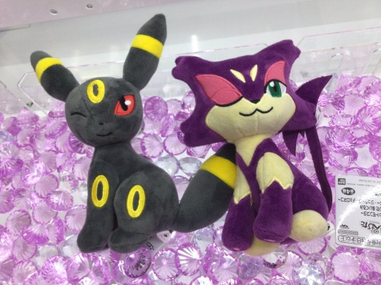 宝可梦 大毛绒玩偶 耿鬼 ·月亮伊布·诅咒娃娃·扒手猫