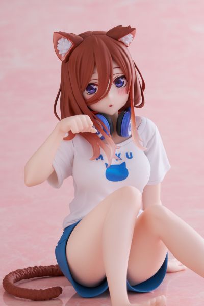 Desktop Cute 五等分的新娘∬ 中野三玖~新绘制猫咪居家服~