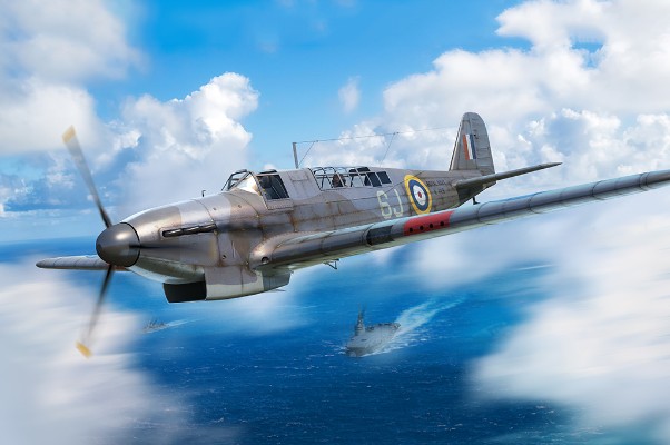 编号:05822 1/48 军用飞机系列 英国管鼻鹱MK.I舰载战斗机