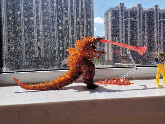 S.H.MonsterArts 哥斯拉2：怪兽之王 红莲哥斯拉 (2019)