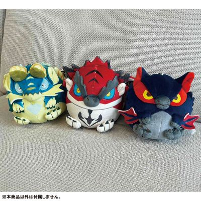 怪物猎人系列 迷你绵蛋布偶 雄火龙款