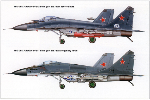 编号:02239 1/32 军用飞机系列 米格-29K“支点”战斗机