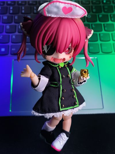 粘土娃: 服装套组 护士服 黑色