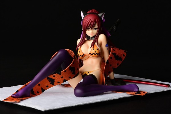 妖精的尾巴 艾尔莎·史卡雷特 万圣节猫 Gravure Style