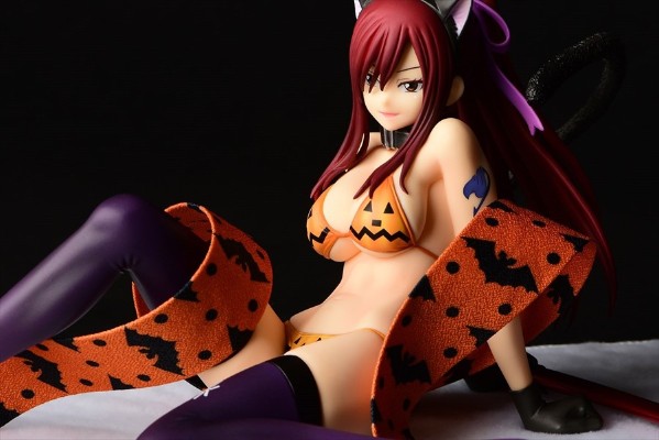 妖精的尾巴 艾尔莎·史卡雷特 万圣节猫 Gravure Style