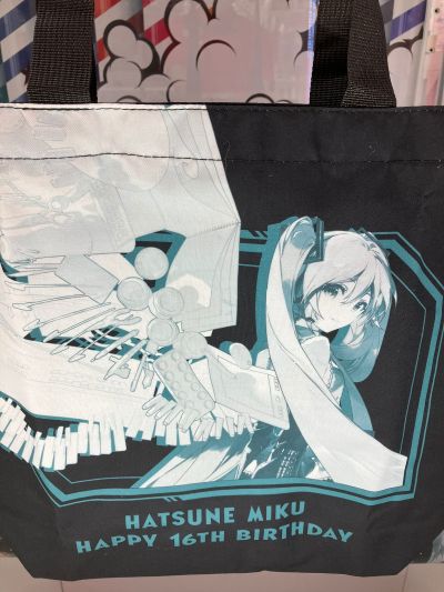 初音未来 16周年庆 折叠购物袋