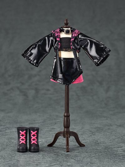 粘土娃 服装套组 偶像风格服装：女孩（玫瑰红）