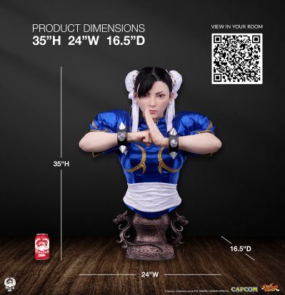 911553 街头霸王系列 春丽 等身胸像