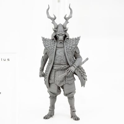 十二生肖之武士 龙 组装式固定塑胶模型