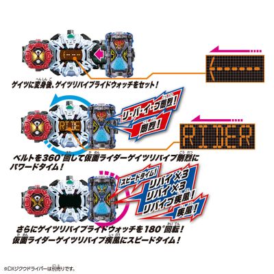 假面骑士时王系列 SUPER BEST DX复活者盖茨骑士手表