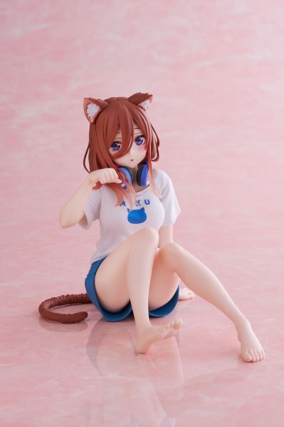 Desktop Cute 五等分的新娘∬ 中野三玖~新绘制猫咪居家服~