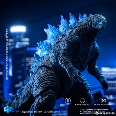 极致超值系列 哥斯拉大战金刚 热能射线哥斯拉 透光版