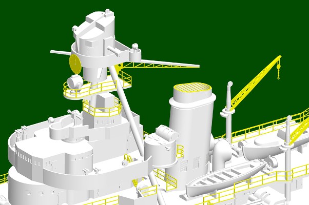 编号：05374 1/350 世界战舰系列 法国马赛曲号轻巡洋舰