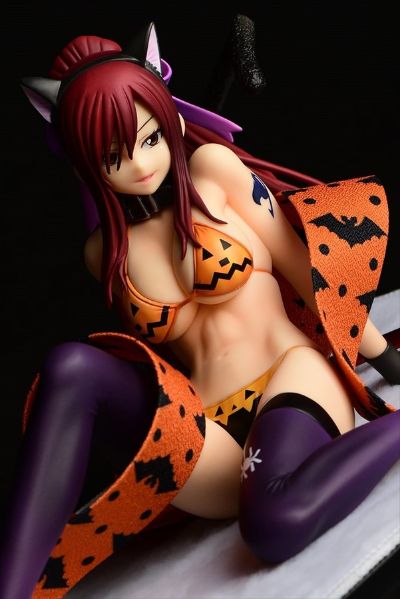 妖精的尾巴 艾尔莎·史卡雷特 万圣节猫 Gravure Style