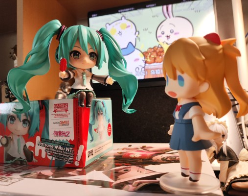 粘土人Swacchao！初音未来 NT 红羽毛 红羽毛共同募捐运动