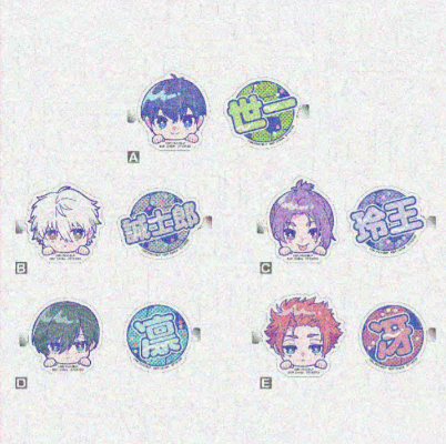 蓝色监狱 动画版 塑料前发夹