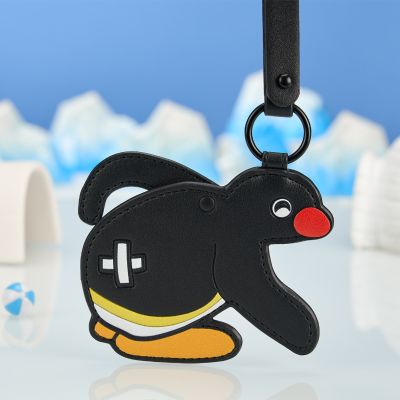 企鹅家族 PU钥匙扣挂件 听音乐/拿冰淇淋/摸屁屁