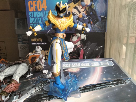 超凡收藏 超凡战队联名街头霸王 蓝衣战士-春丽