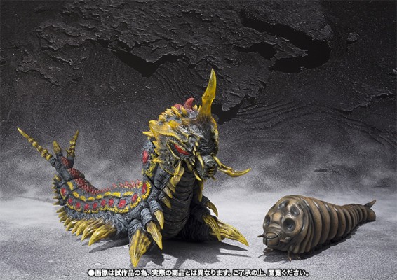 S.H.MonsterArts 哥斯拉大战魔斯拉 魔斯拉（幼虫）+ 巴特拉（幼虫）套装