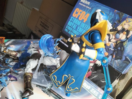 超凡收藏 超凡战队联名街头霸王 蓝衣战士-春丽