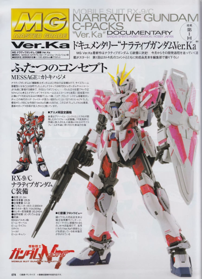 MG 1/100 NT高达 B装备 Ka版