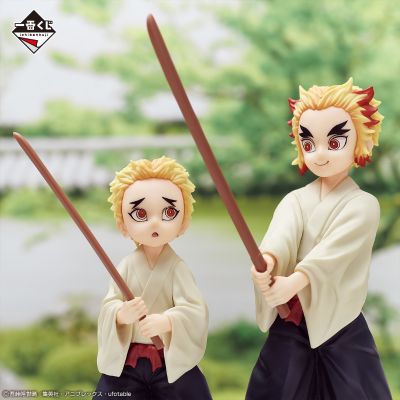 一番赏 鬼灭之刃 ～不灭的羁绊～ B奖 炼狱杏寿郎+炼狱千寿郎