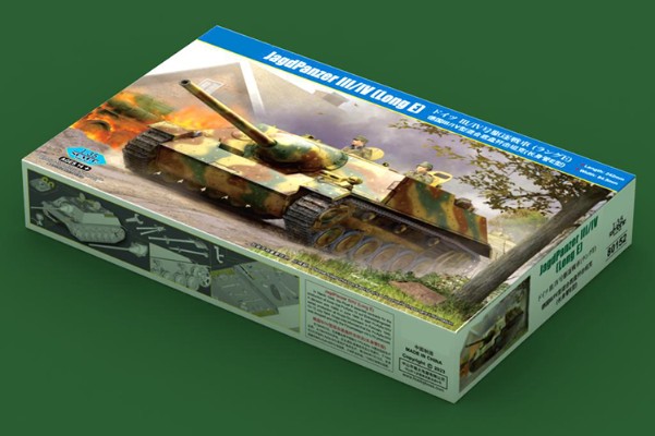 编号:80152 1/35 装甲车辆系列 德III/IV型混合底盘歼击坦克(长身管E型)
