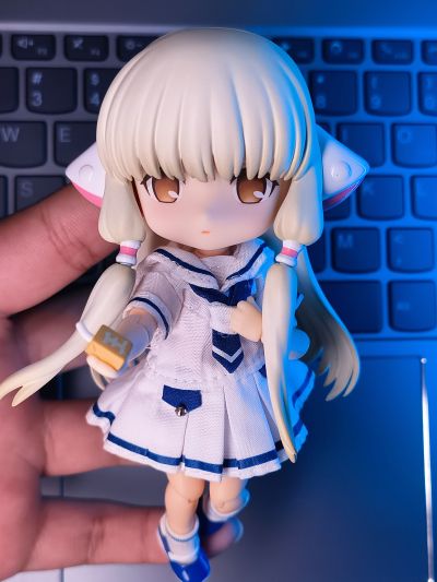 粘土人#2053 人形电脑天使心 小叽