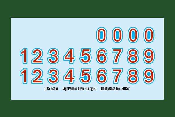 编号:80152 1/35 装甲车辆系列 德III/IV型混合底盘歼击坦克(长身管E型)