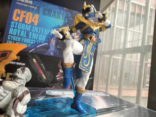 超凡收藏 超凡战队联名街头霸王 蓝衣战士-春丽