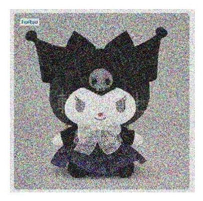 酷洛米 黑色哥特大号毛绒玩偶