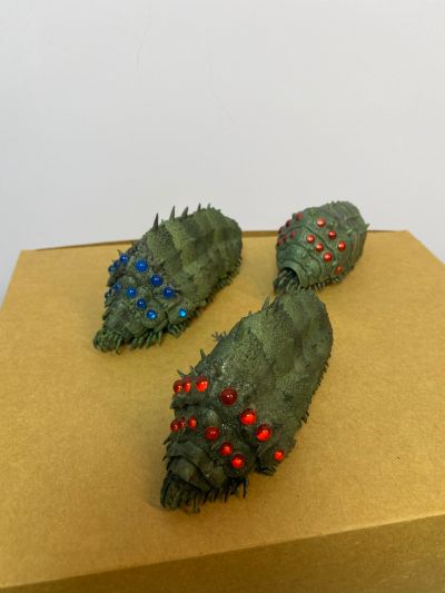 竹谷式自在置物 风之谷 王虫（小） 青色版