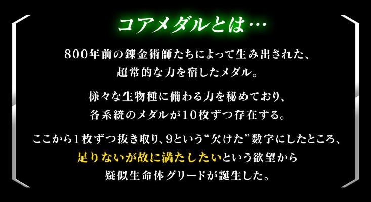 CSM 假面骑士欧兹系列 乌凡核心硬币套装