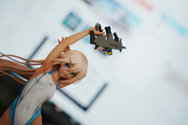 ARMS NOTE 游泳部的后辈 蓝色条纹泳装