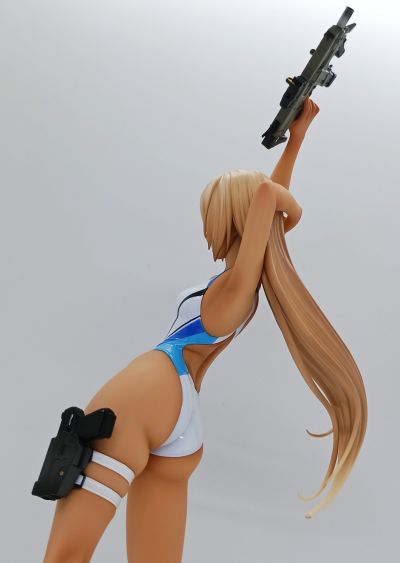 ARMS NOTE 游泳部的后辈 蓝色条纹泳装