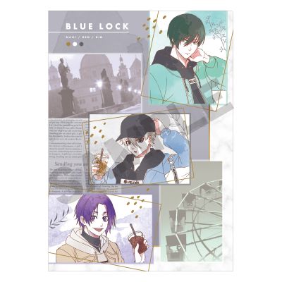 蓝色监狱 文件夹  晕染色