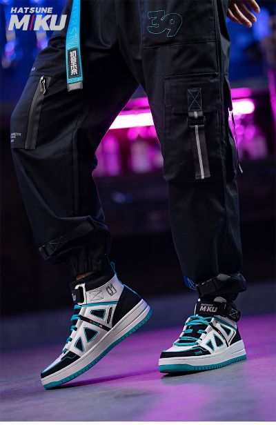 初音未来 2023机能系列 Rider主题 高帮鞋