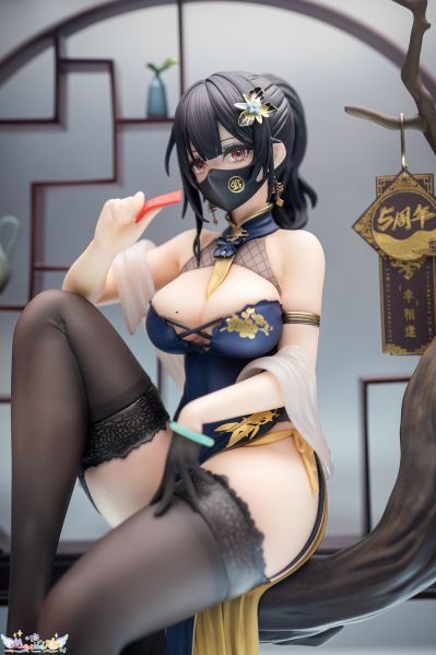 虾米大模王 夏芈「幸」相逢 旗袍 玄墨