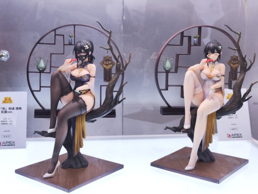 虾米大模王 夏芈「幸」相逢 旗袍 玄墨