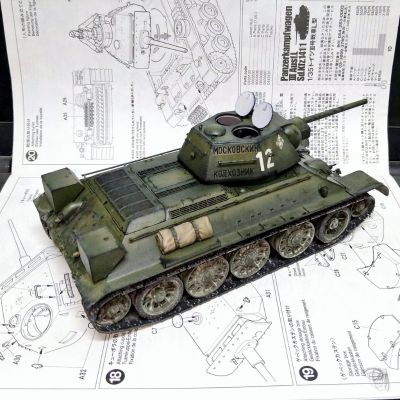 35059 苏联 T34/76 中型坦克 1943年型