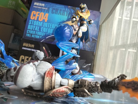 超凡收藏 超凡战队联名街头霸王 蓝衣战士-春丽