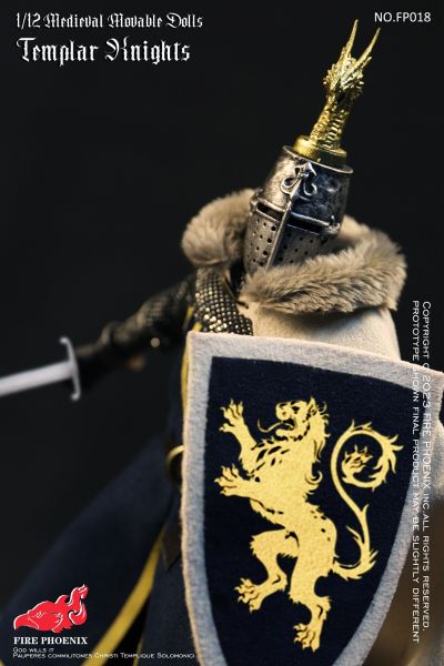 FP018 压铸合金 中世纪圣殿骑士