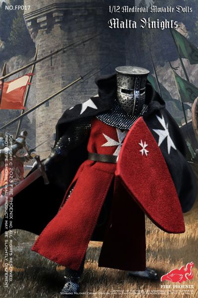 FP017 压铸合金 中世纪马耳他骑士