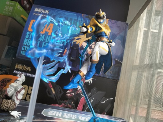 超凡收藏 超凡战队联名街头霸王 蓝衣战士-春丽